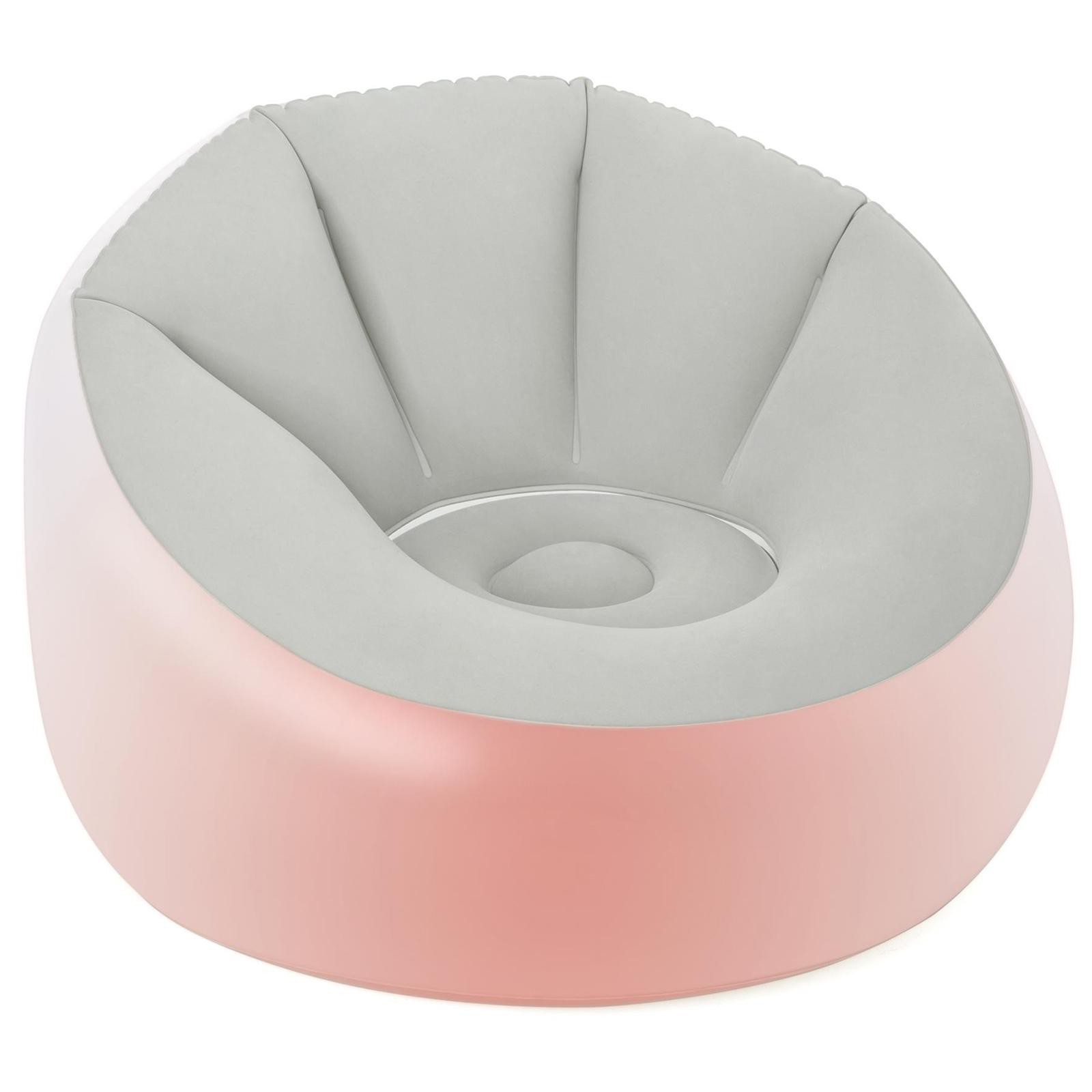 Кресло надувное с led подсветкой 102х97х71 см рем комплект Bestway Inflate-A-Chair