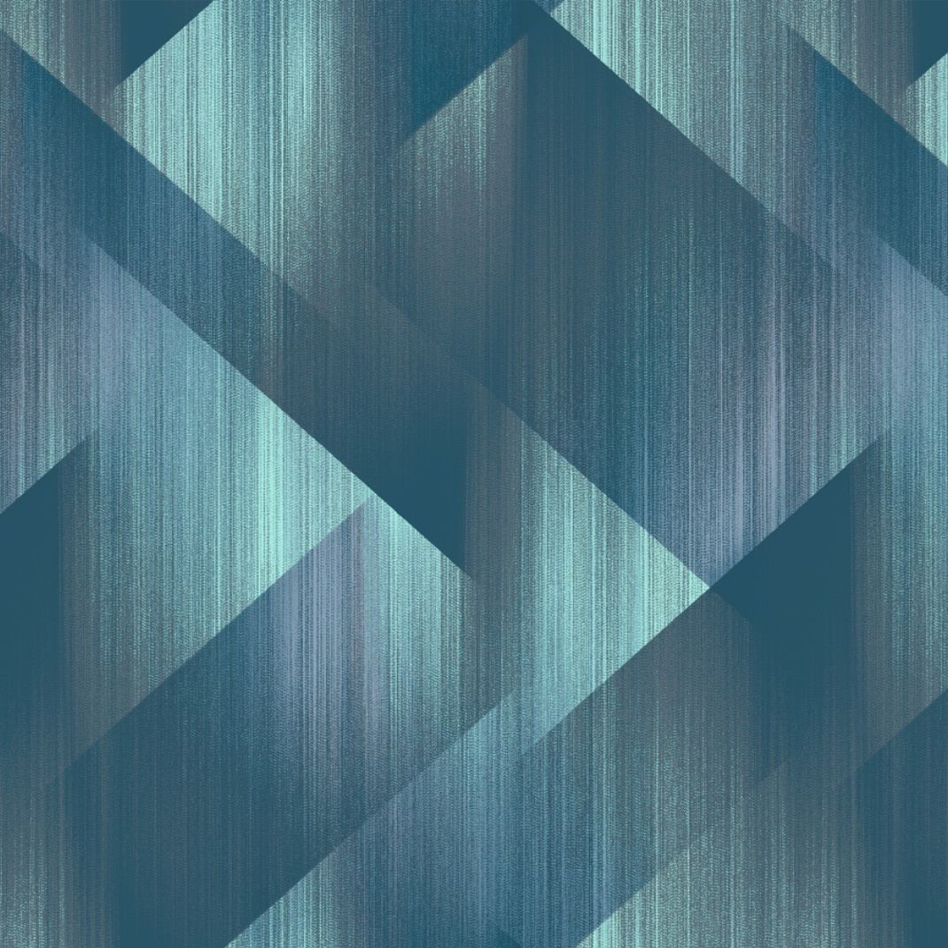 Обои Industry Panorama 8918-17 синие геометрия 1,06х10,05 м