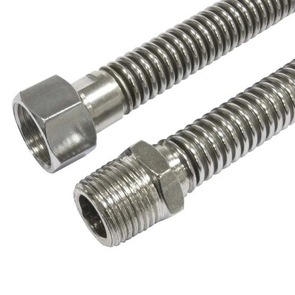 Подводка для газа сильфонная 3/4" 1 м ВР/НР Elka