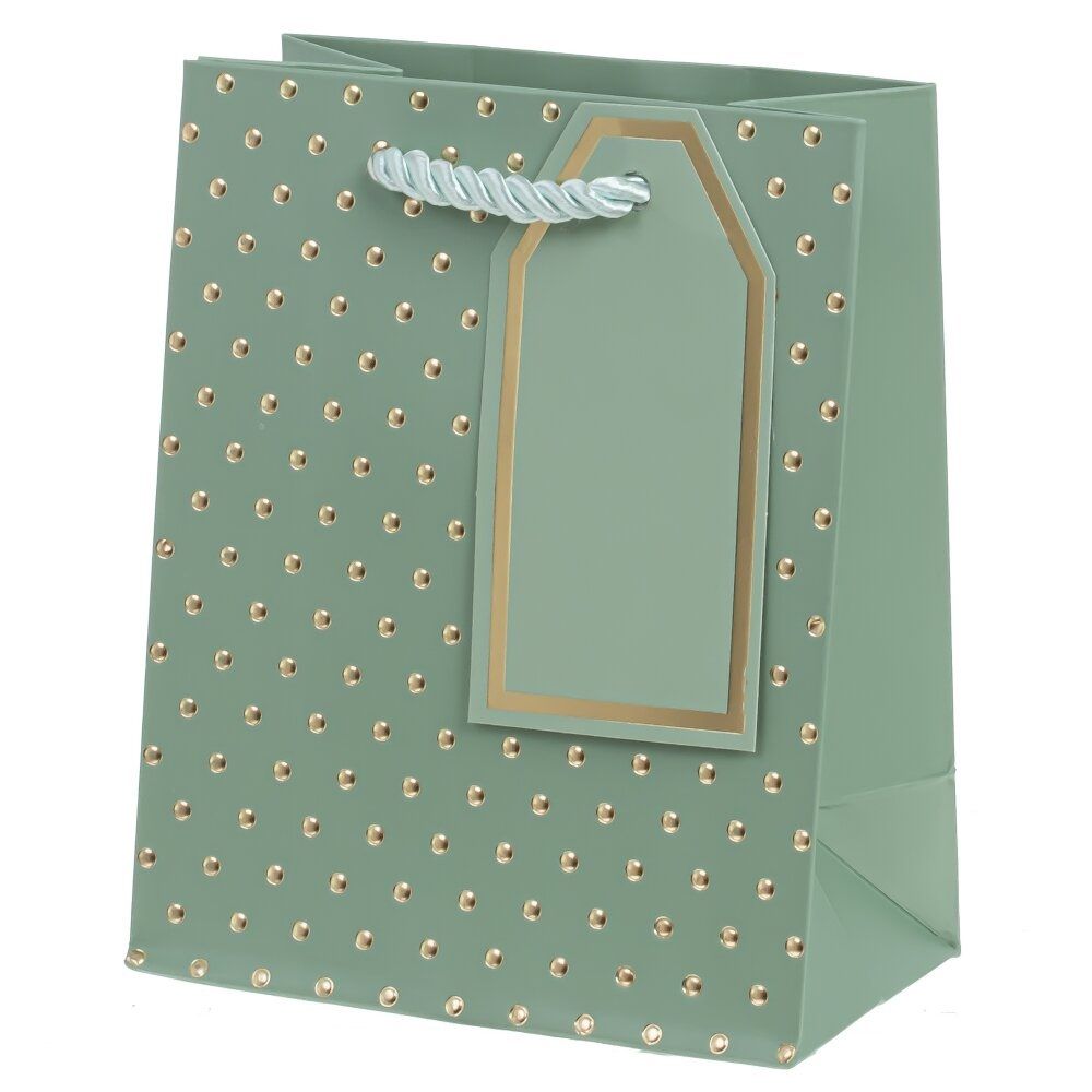 Пакет подарочный L12 W7 H15 см бумага 210г/м2