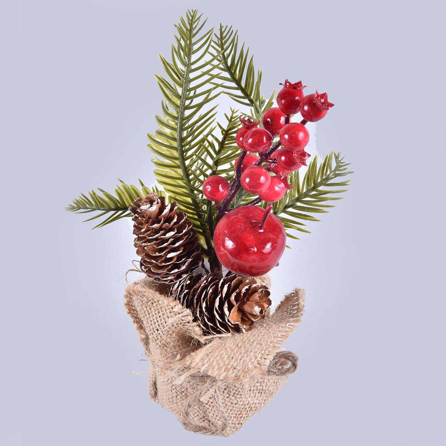 Композиция новогодняя декоративная h20 см 265661