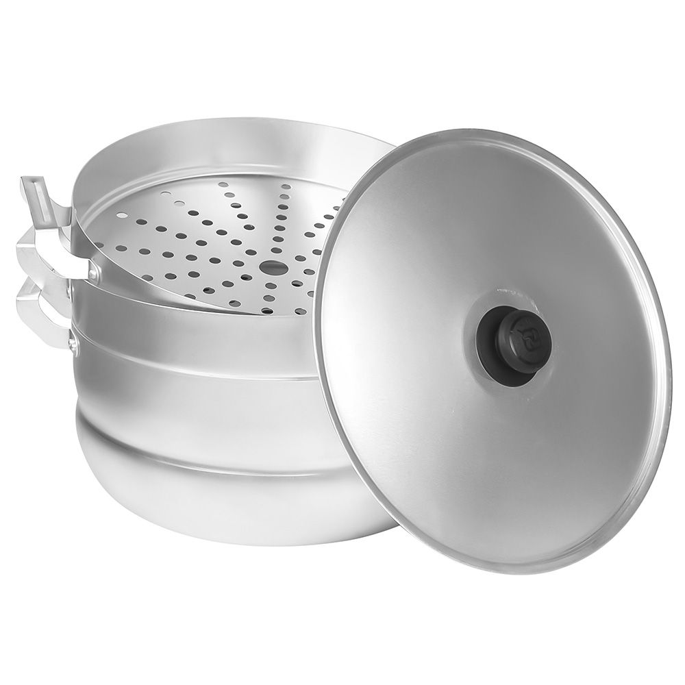 Мантоварка алюминевая 2 сетки 13 л 181325