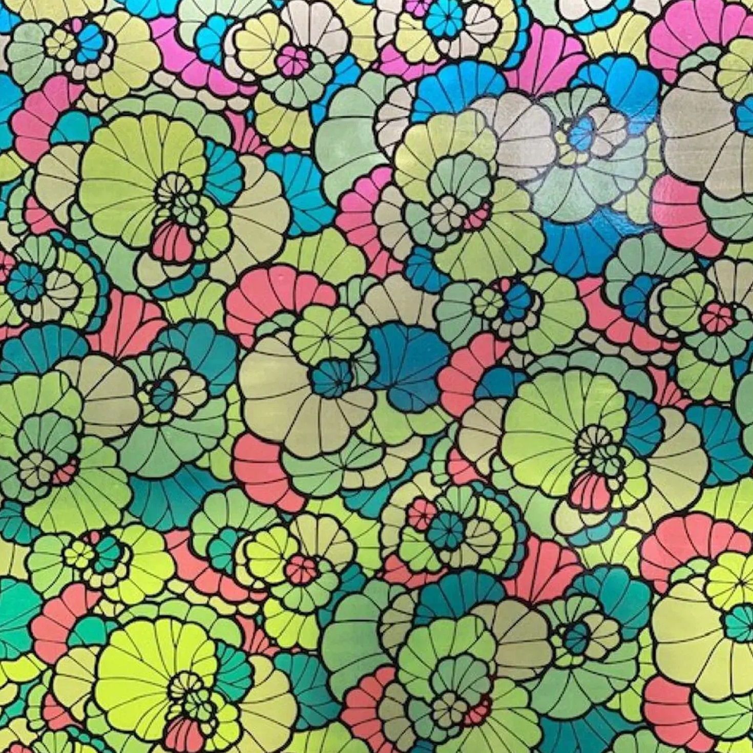 9233 Пленка с/к "Deluxe"/FARBE 45смх2м (цветная витражная)