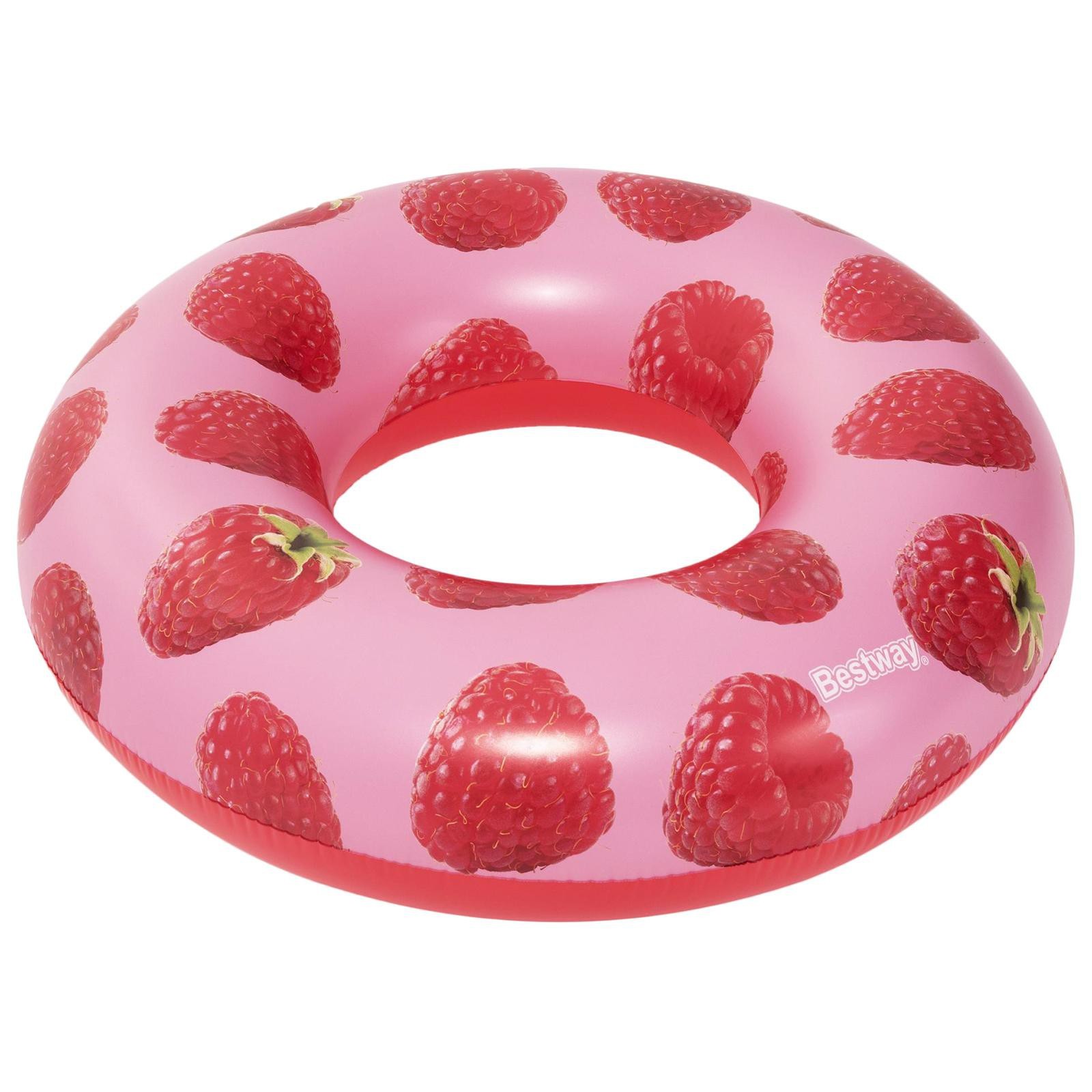 Круг для плавания 119 см от 12 лет Bestway Scentsational Raspberry 36231