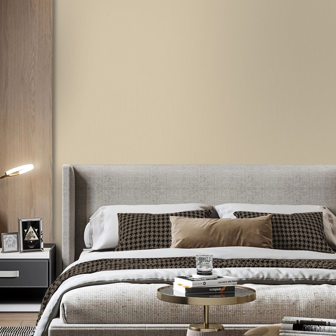 Обои WallSecret Singapur 9082-16 бежевые однотонные 1,06х10,05 м