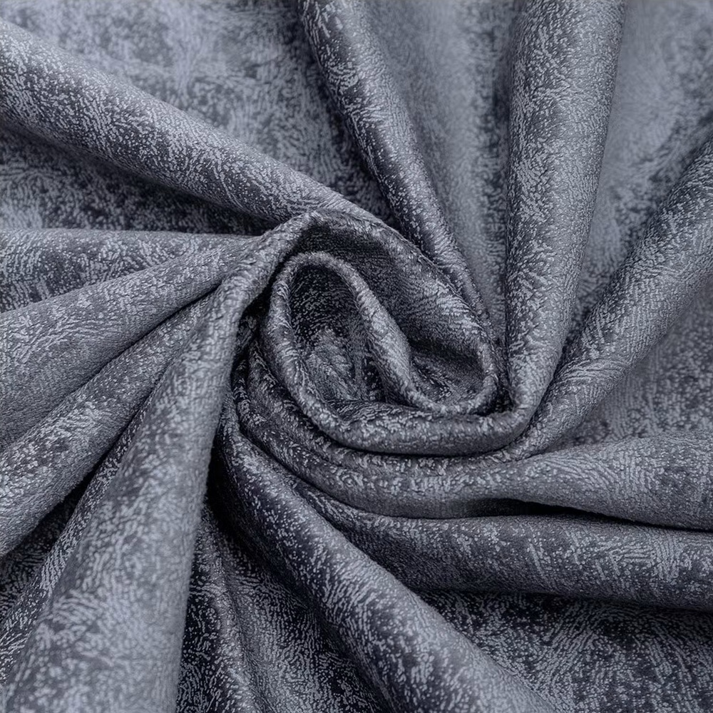 Штора портьерная бархат Amore Mio RR 6ML 3990-10 160х260 см графитовая