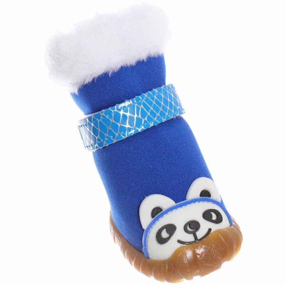 Ботинки зимние для животных Модный бро на липучке синие р 5 6 см
