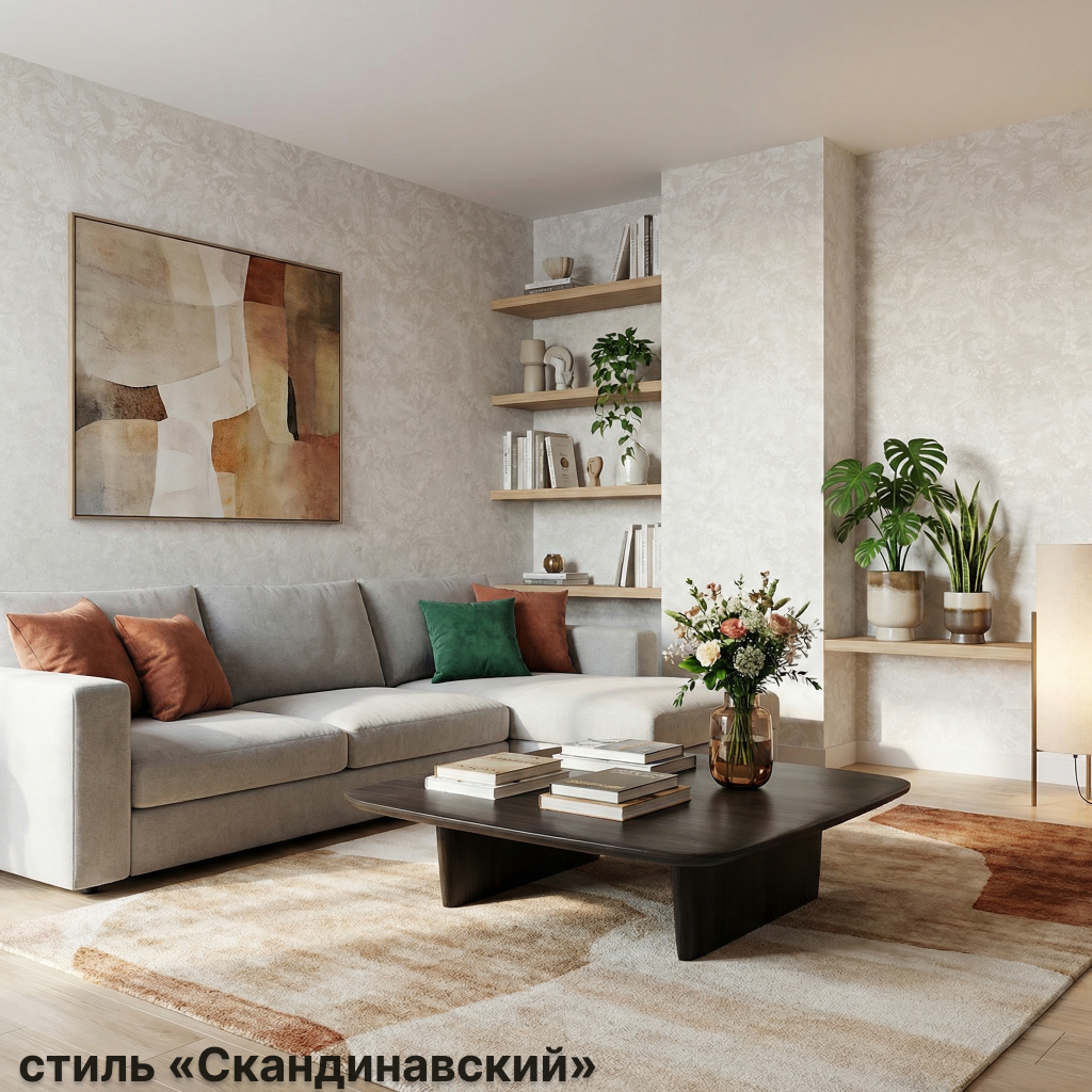 Обои Green Walls Фернандо С50 5056 02 бежевые штукатурка 1,06х10,05 м