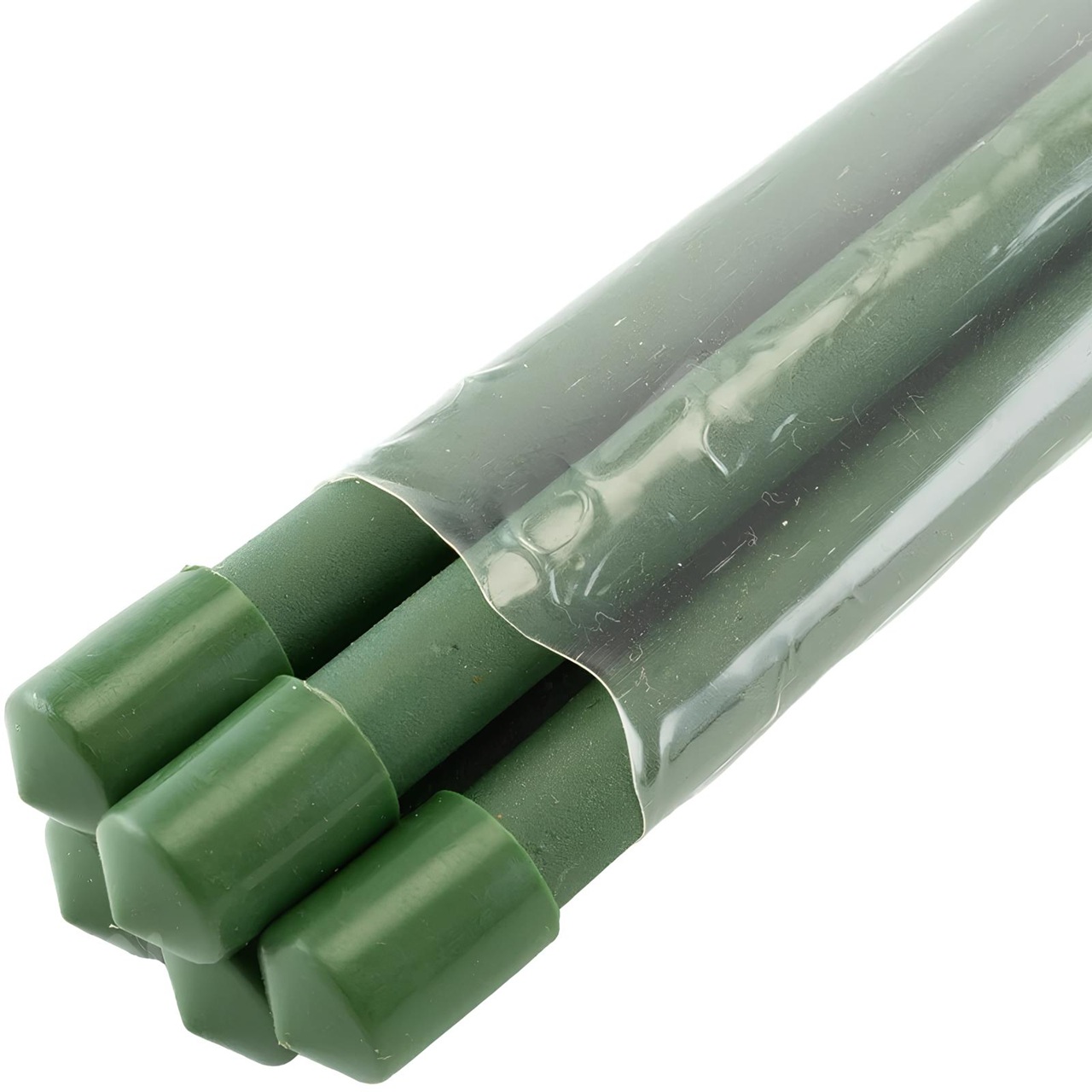 Опора для растений 8 мм 75 см стиль бамбук металл в пластике (5 шт) GCSB-8-75