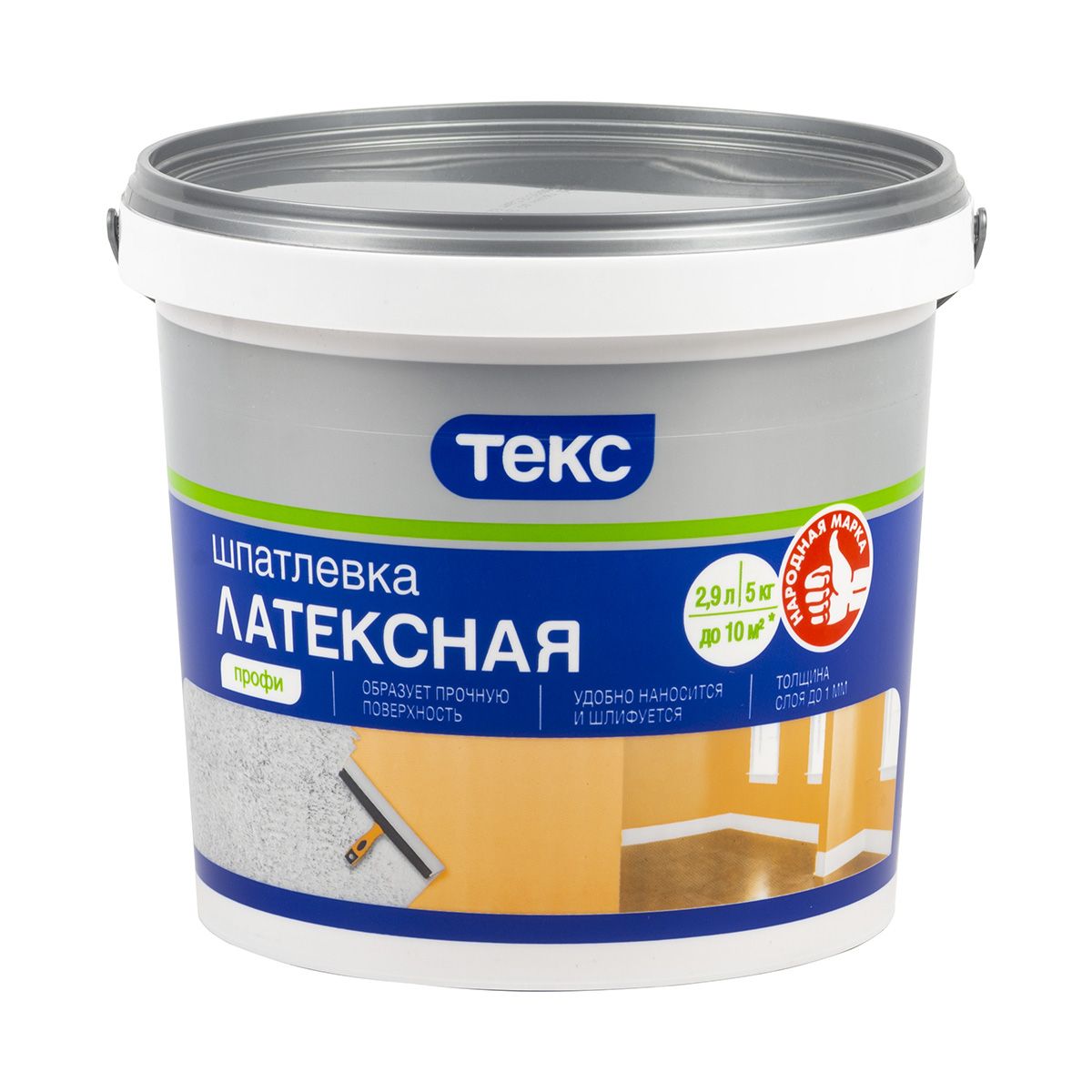 Шпатлевка латексная Профи Текс 5 кг