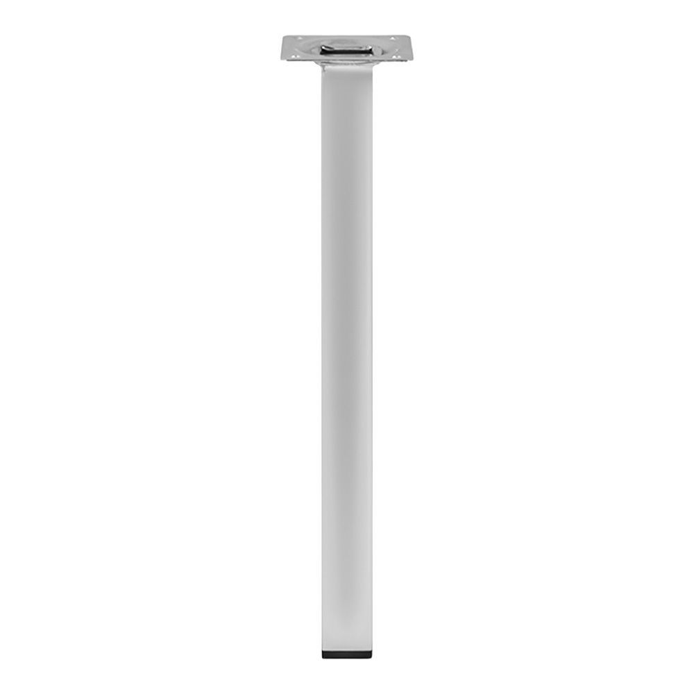 Ножка мебельная для стола квадратная Хром 25х25х400 мм L61S40CH25