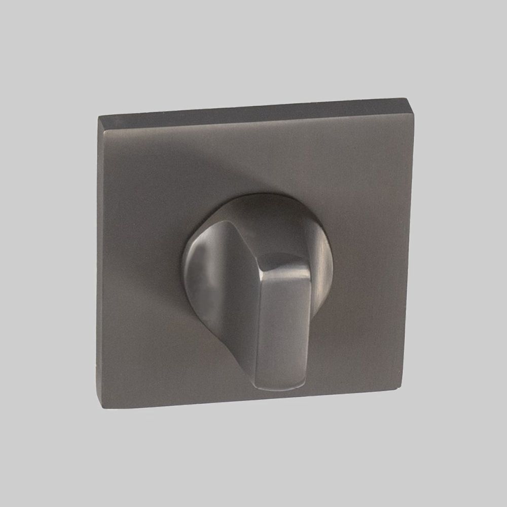 Завертка сантехническая Dенали light мат черный никель квадратная