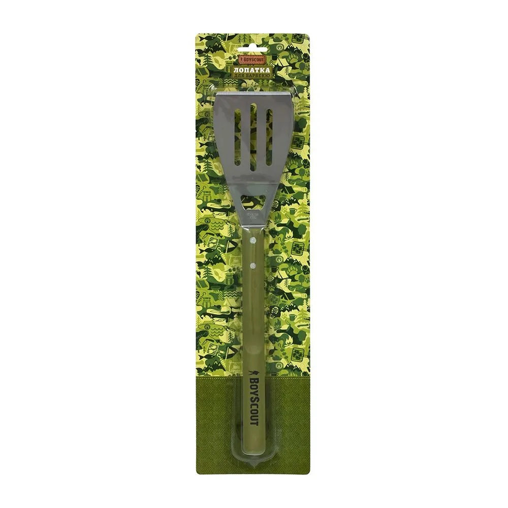 Лопатка для барбекю 41 см нерж. сталь Boyscout  в блистере