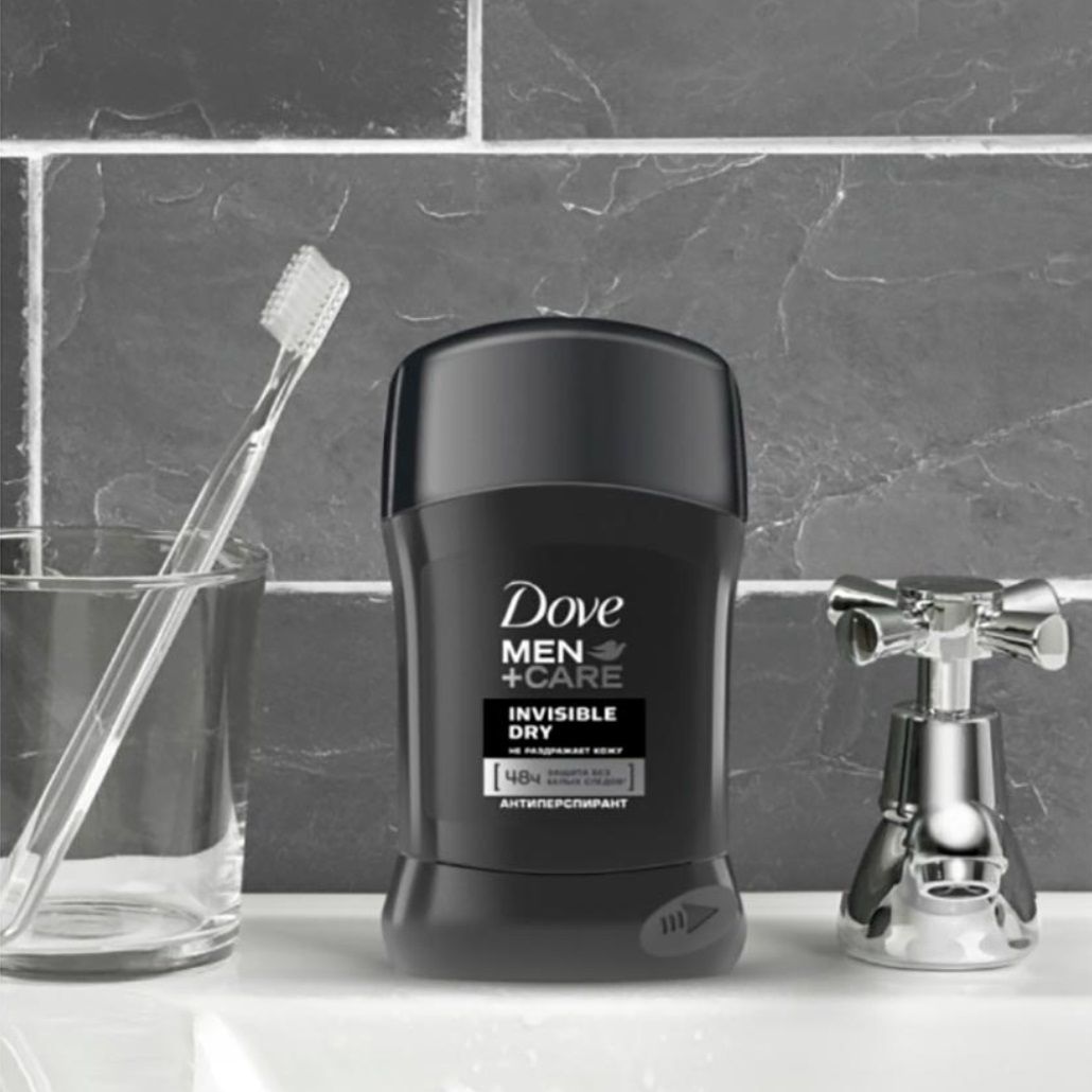 Антиперспирант мужской Дав Экстразащита без белых следов 50 мл стик