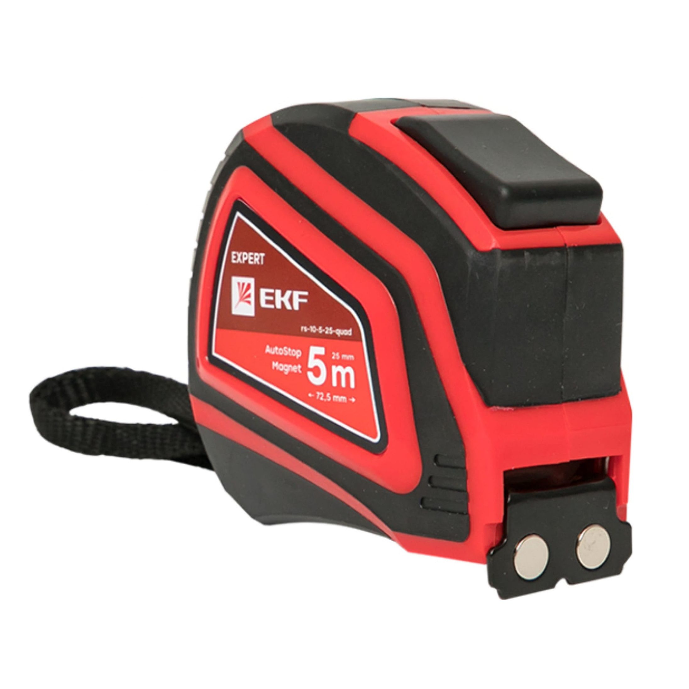 Рулетка 5 м х 25 мм автостоп магнит EKF Expert PC-10