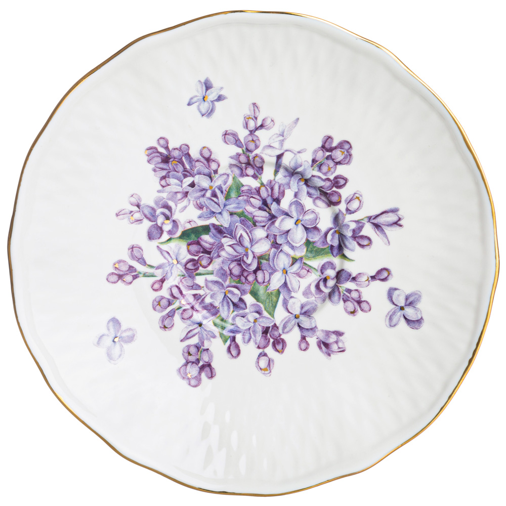 Сервиз чайный Lefard Lilac на 6 персон 14 предметов 800/300/250 мл фарфор
