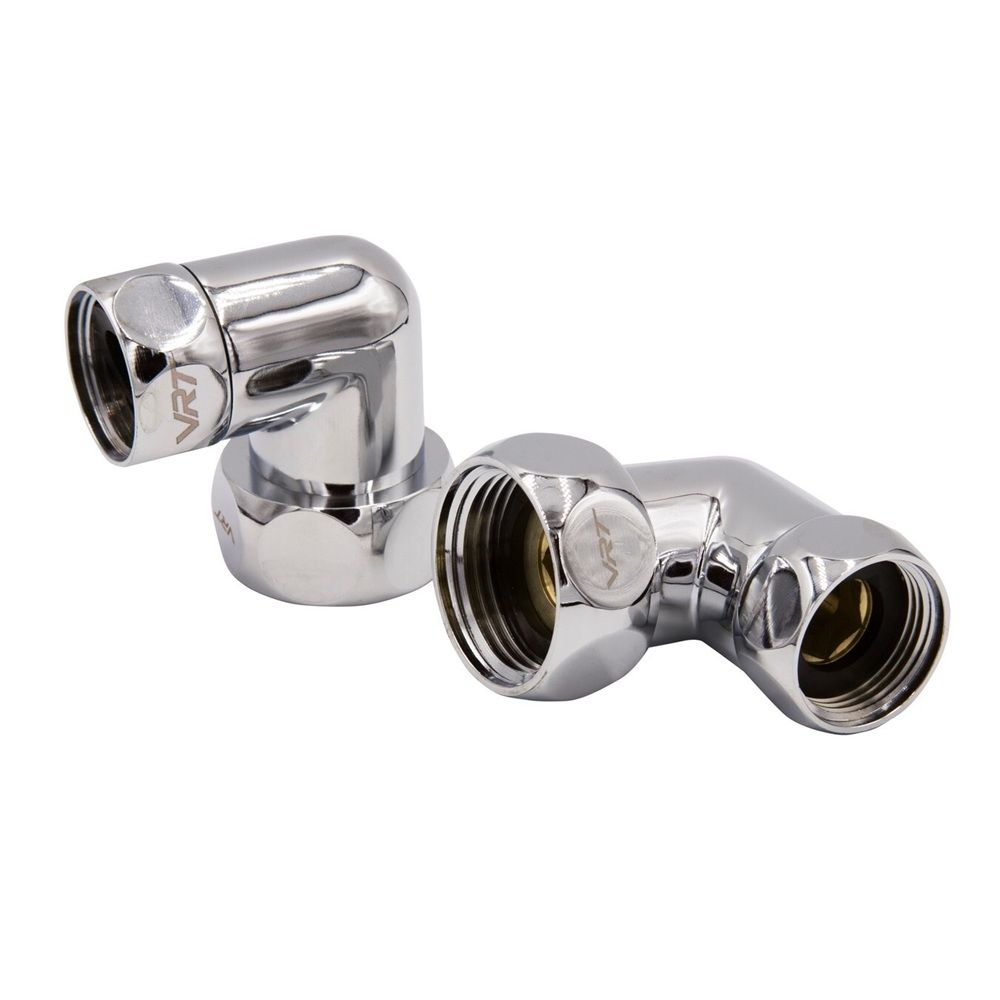 Соединение угловое для полотенцесушителя 1"х3/4" Г/Г пара