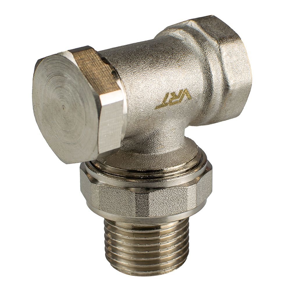Клапан настроечный со сгоном угловой 1/2" VRT