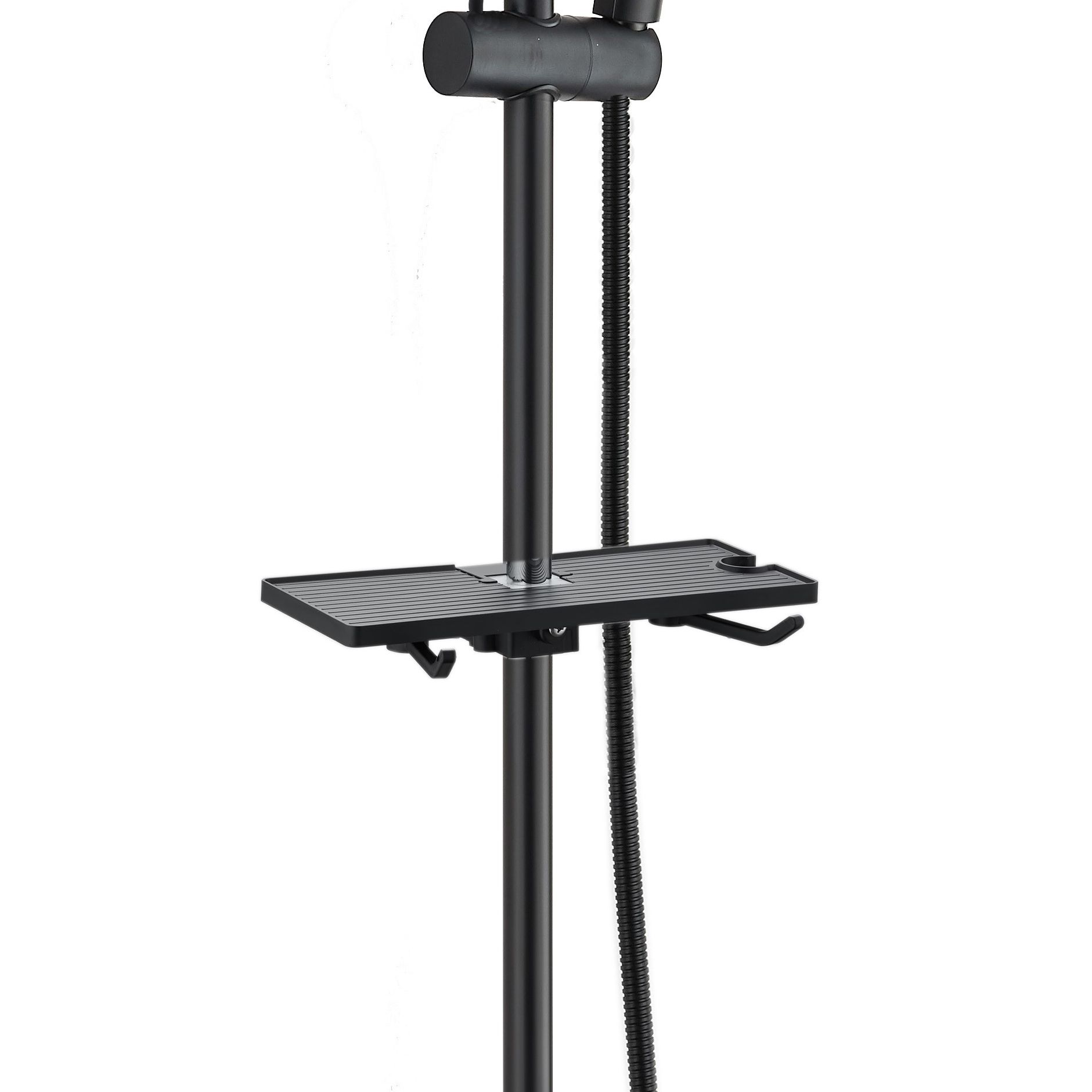 Душевая система Voda VST112Black черная с тропическим душем