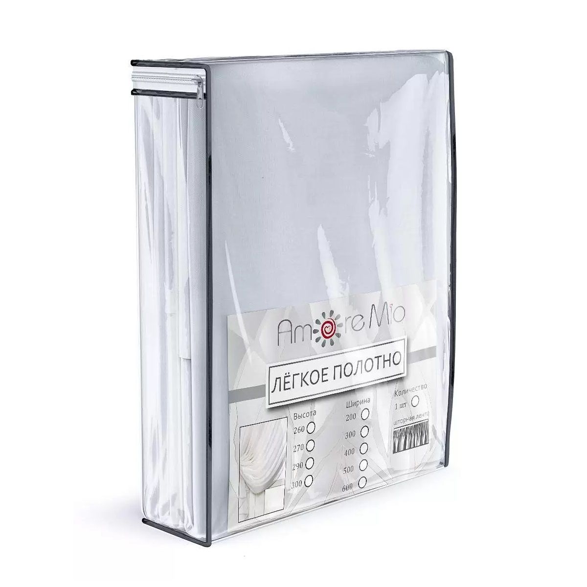 Штора Amore Mio RR 2001 6x2,9x1 м белая