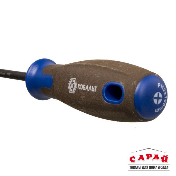 Отвертка крестовая PH2х100 мм Polywood Кобальт 912-106