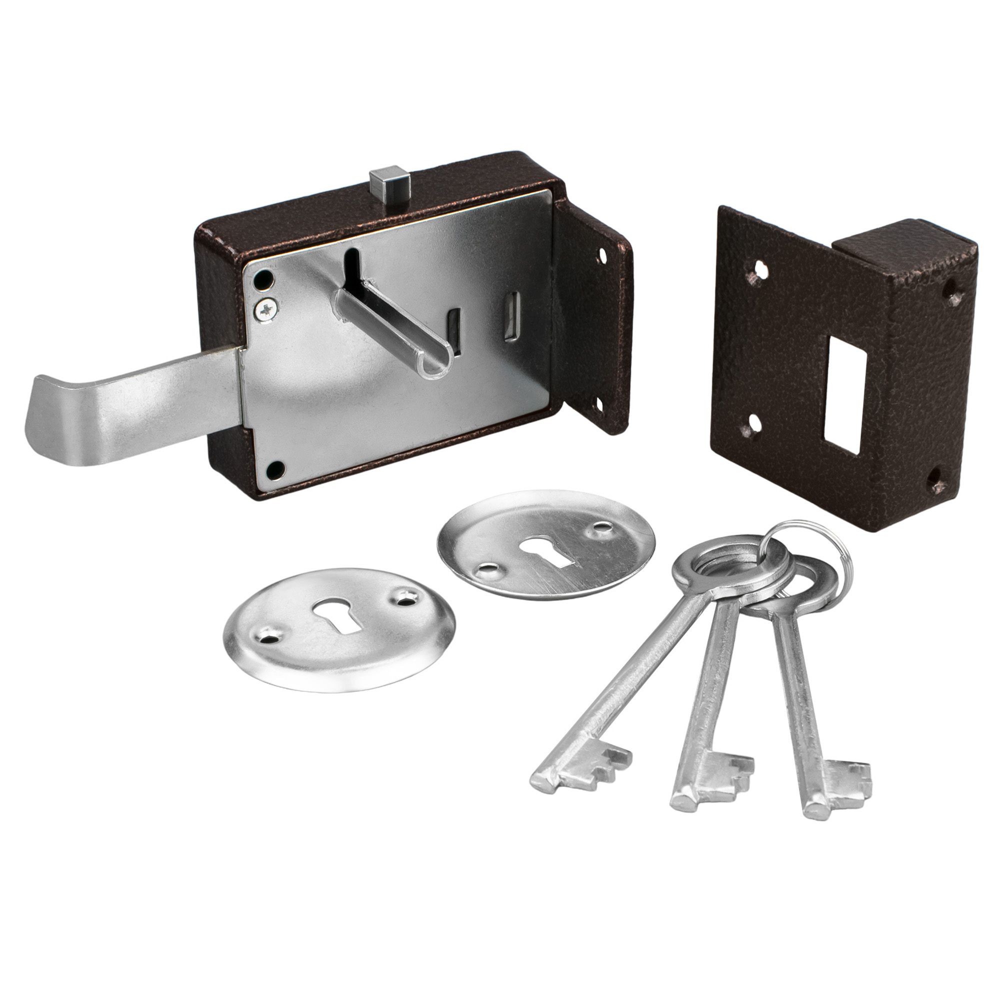 Замок накладной Москва ЗН4А1