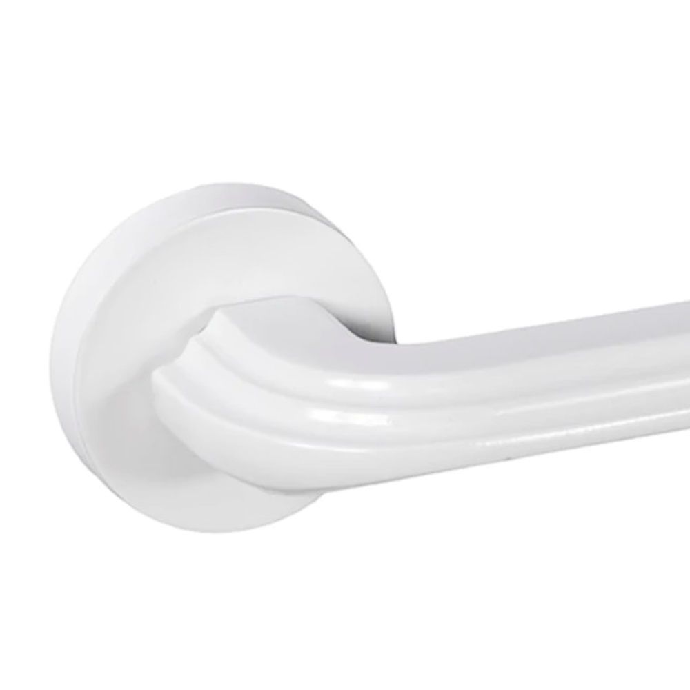 Ручка дверная FortePiano Виво белая круглая розетка