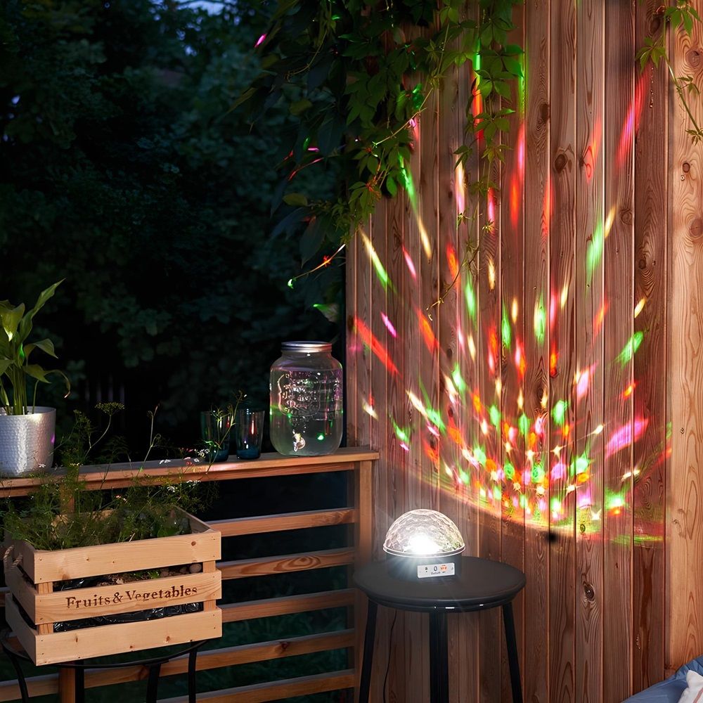 Светильник-проектор светодиодный Neon Night 6LED RGB 15Вт ПДУ черный