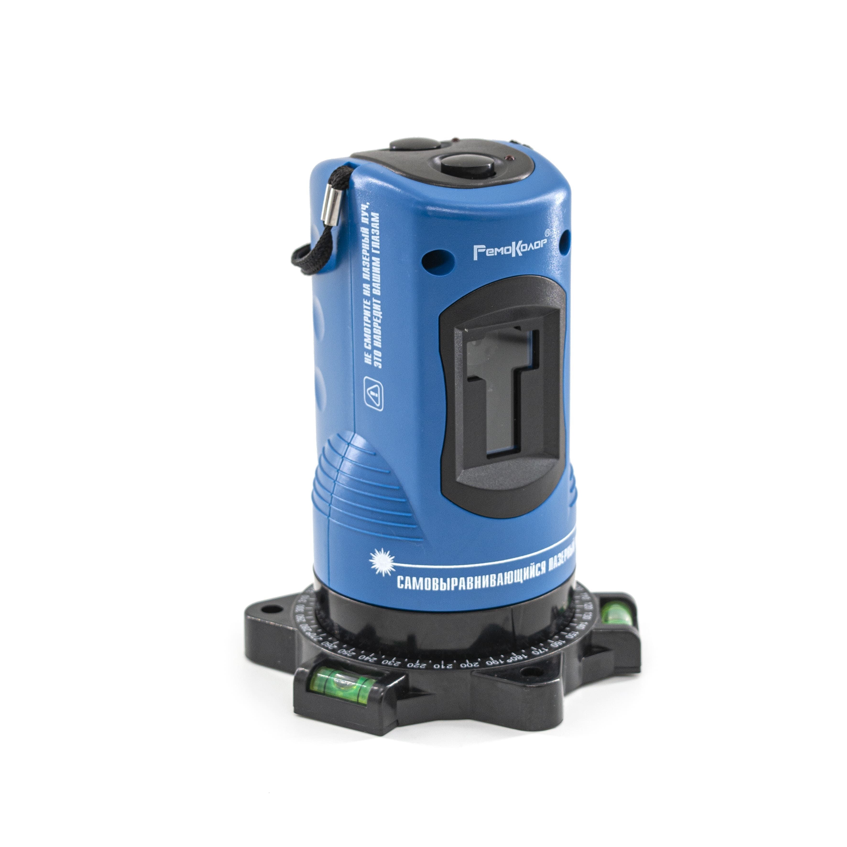 Уровень лазерный самовыравнивающийся со штативом 115 см 2 красных луча дальность 10 м 95-2-282