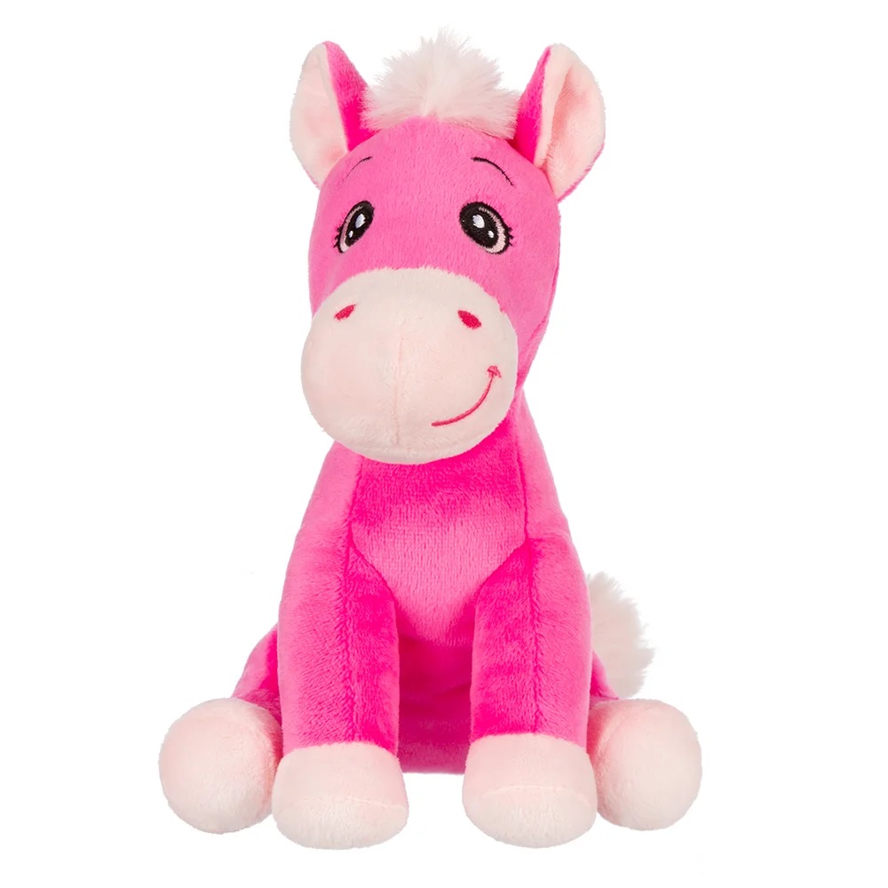Игрушка мягкая Relana Лошадка розовая 19 см