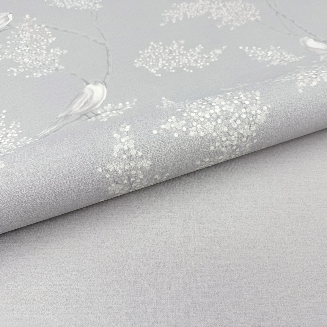 Обои Erismann Visavi 61053-03 светлые серые однотонные 1,06х10 м