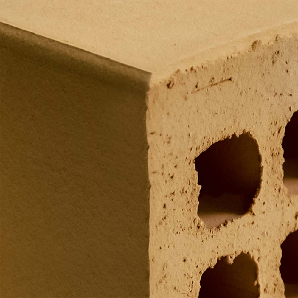 Кирпич облицовочный керамический пустотелый 1НФ М125 250х120х65 мм Ваниль