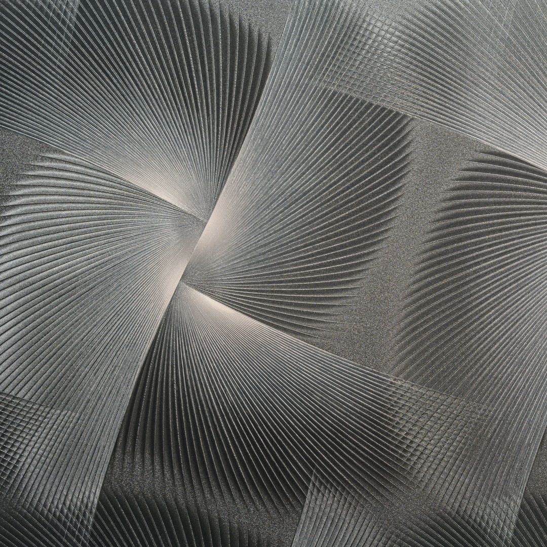 Обои Артекс Фотон 11197-05 черные геометрия 1,06х10,05 м