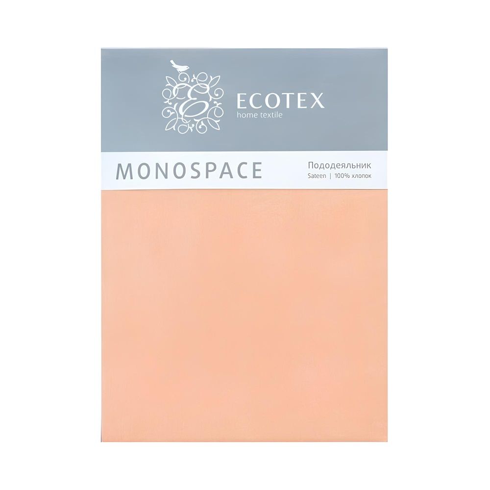 Пододеяльник 145х215 см сатин Моноспейс ПДС1 персиковый