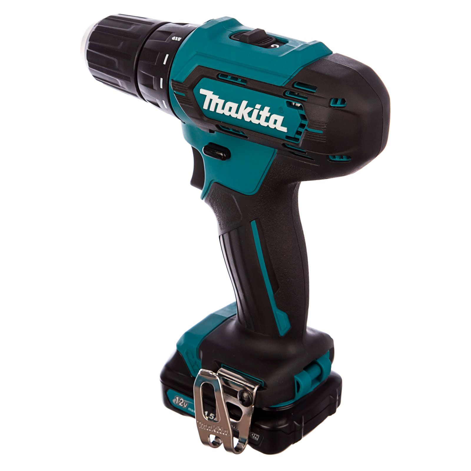 Дрель-шуруповерт аккумуляторная Makita DF333DWYE4 10,8В 2х1,5Ач 30 Нм