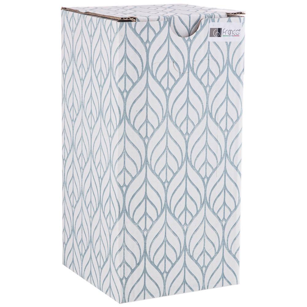 Ваза Amarillys Hilary Silver/White h26 cм