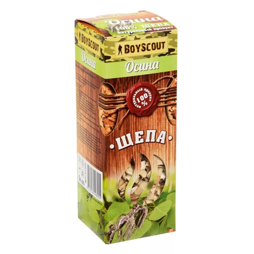 Щепа для копчения Осина 1 л Boyscout