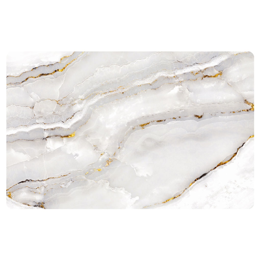 Салфетка сервировочная Мрамор 28х43 см бело-серая