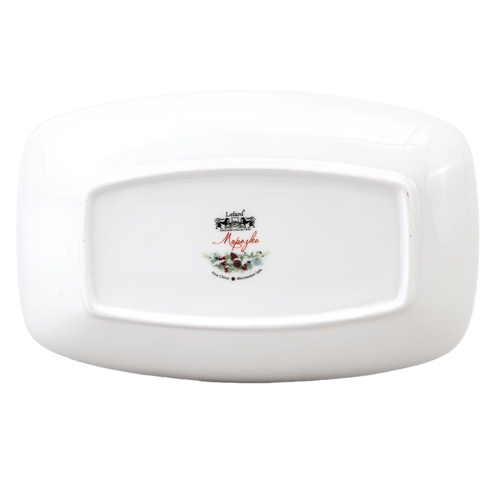 Блюдо сервировочное Lefard Морозко 25х16 см фарфор 85-2046