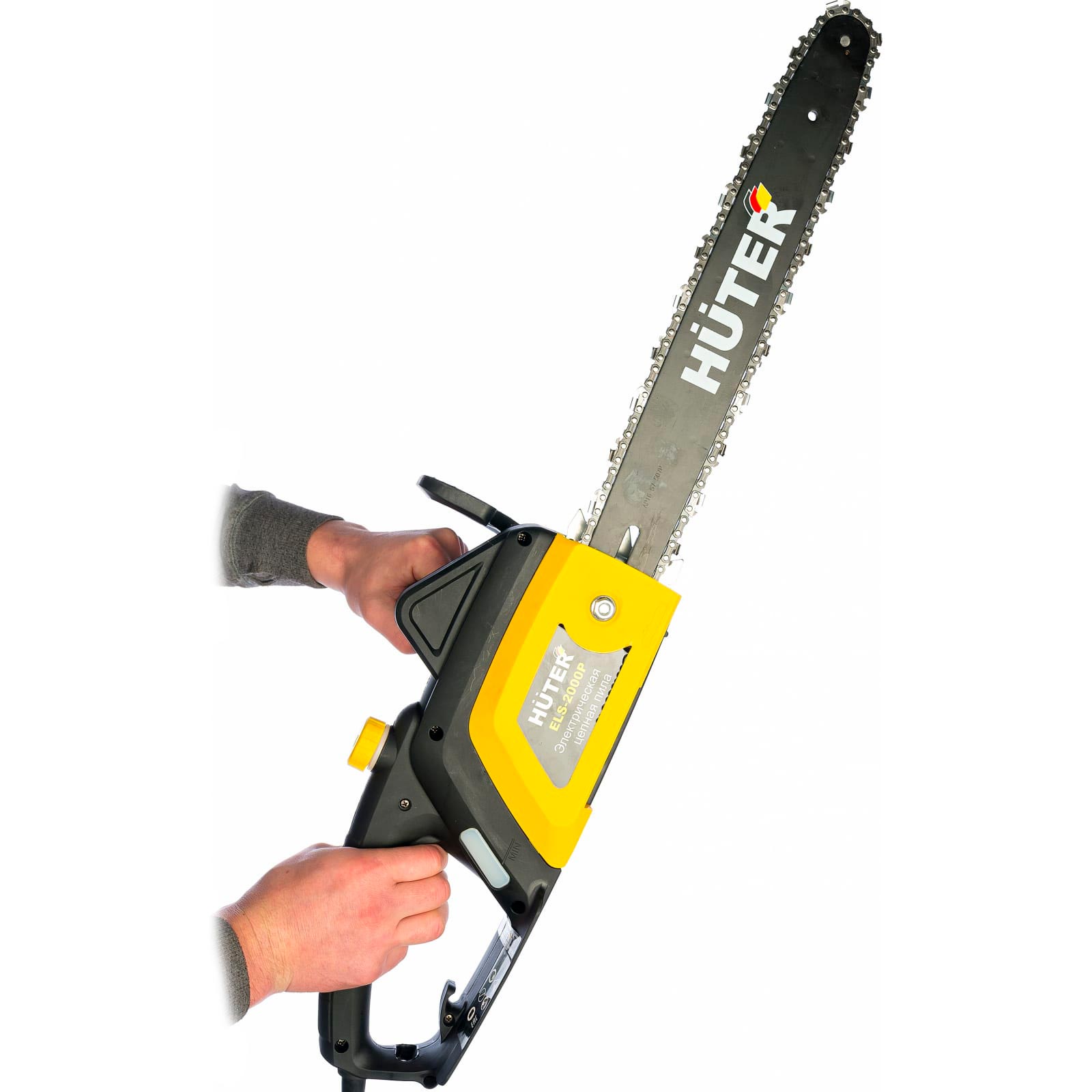 Пила цепная электрическая Huter ELS-2000P 2000 Вт шина 16"/40 см