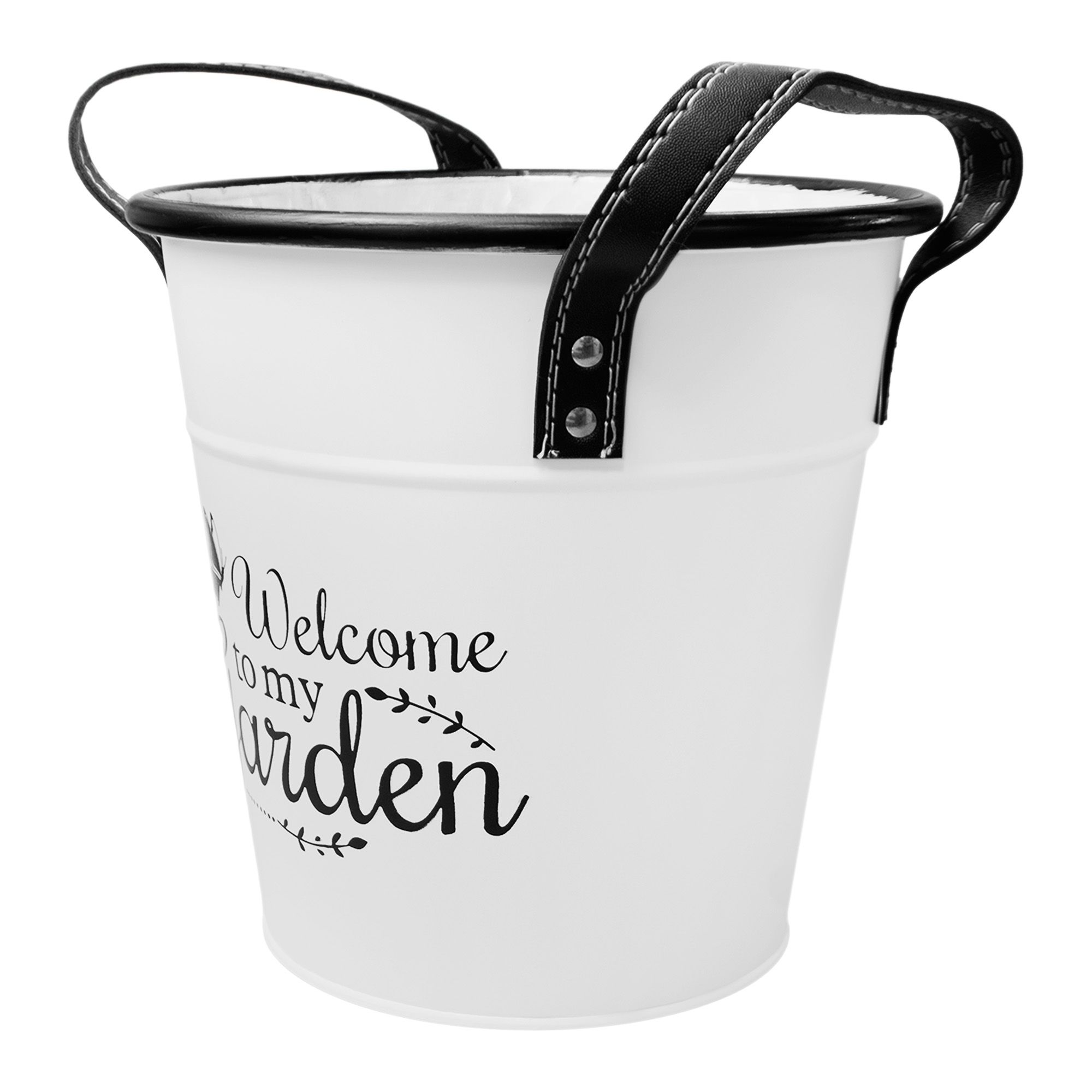 Кашпо My Garden Ведро с ручками 20х19 см