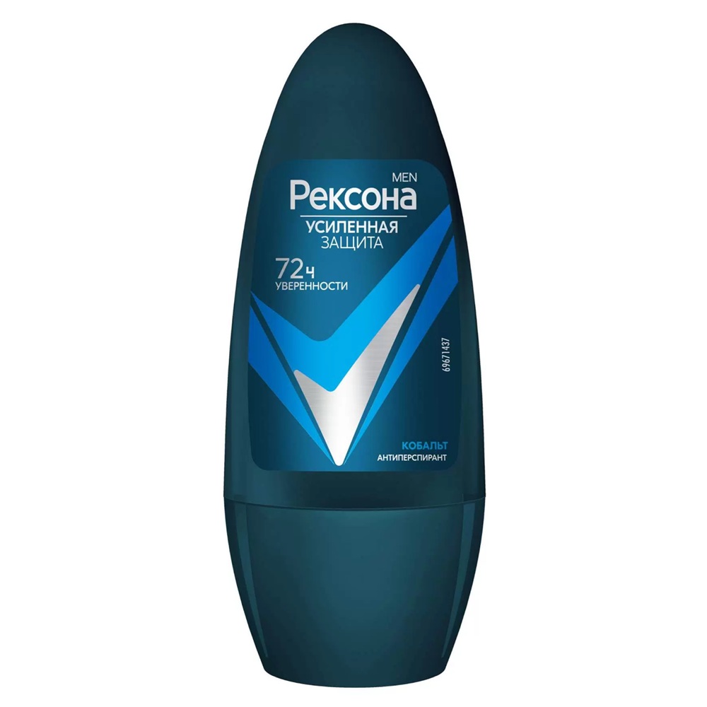 Антиперспирант мужской Рексона Кобальт 50 мл ролик