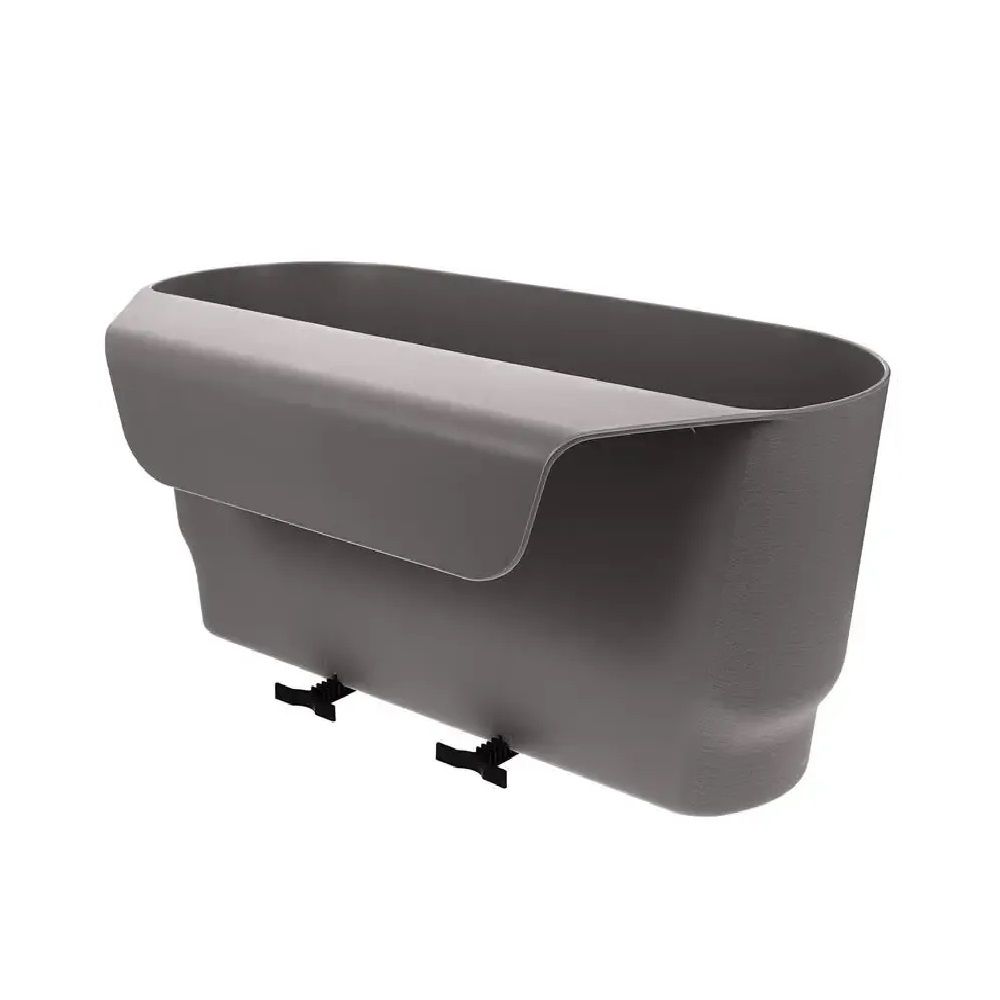 Кашпо подвесное коричневое 45х23х18,5 см 2024-3280-1