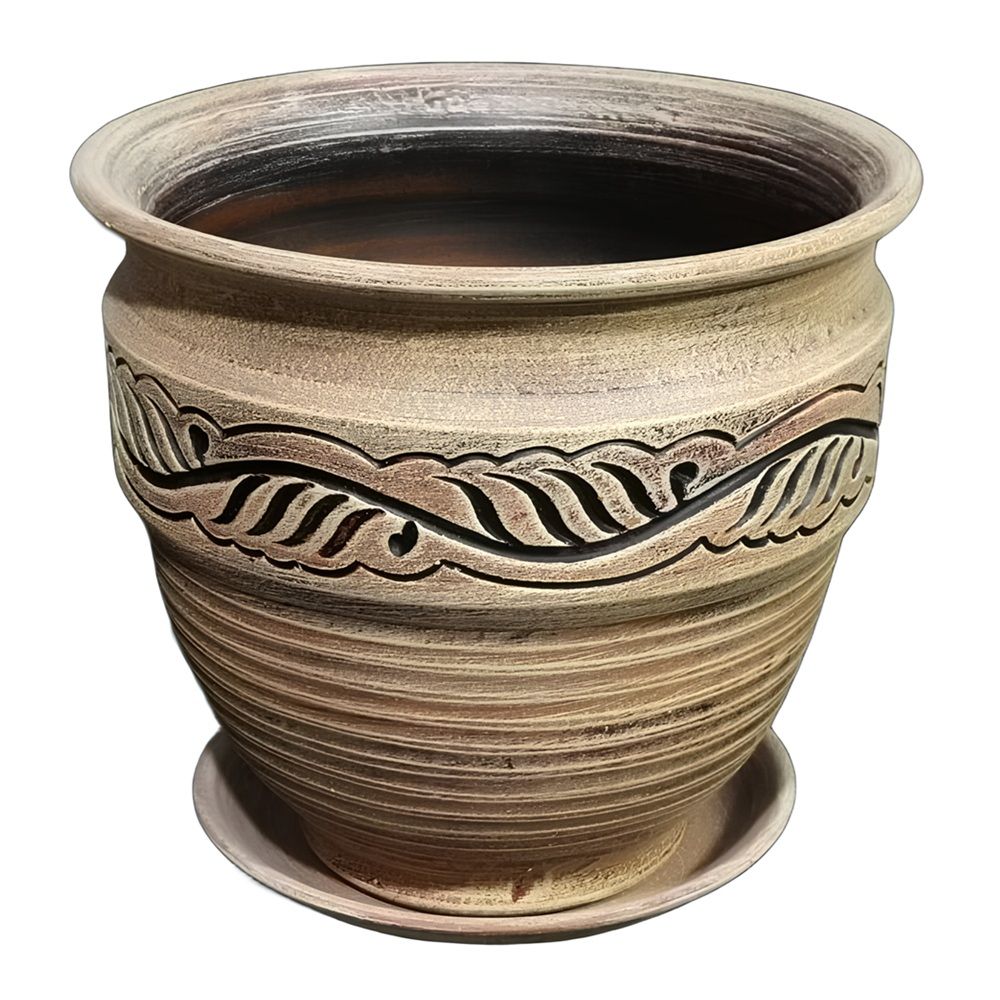 Горшок цветочный Вьюн Неаполь бежевый 35 см 70-401 20 л