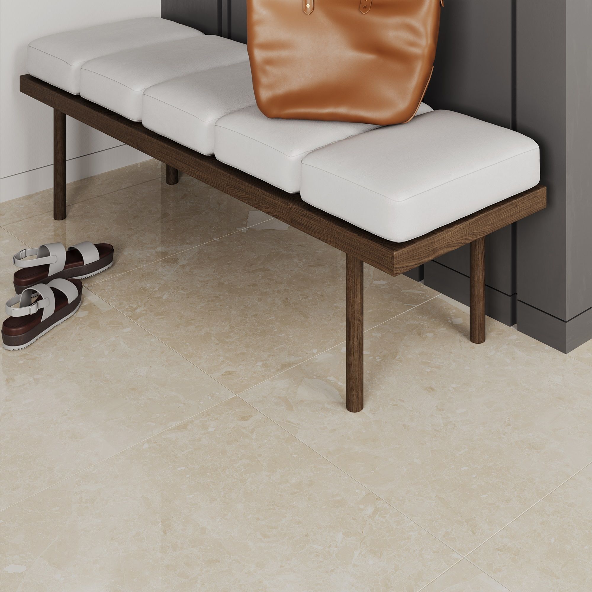 Керамогранит Ceradim Mramor Purple Beige 60х60 см бежевый полированный 1,44 м2