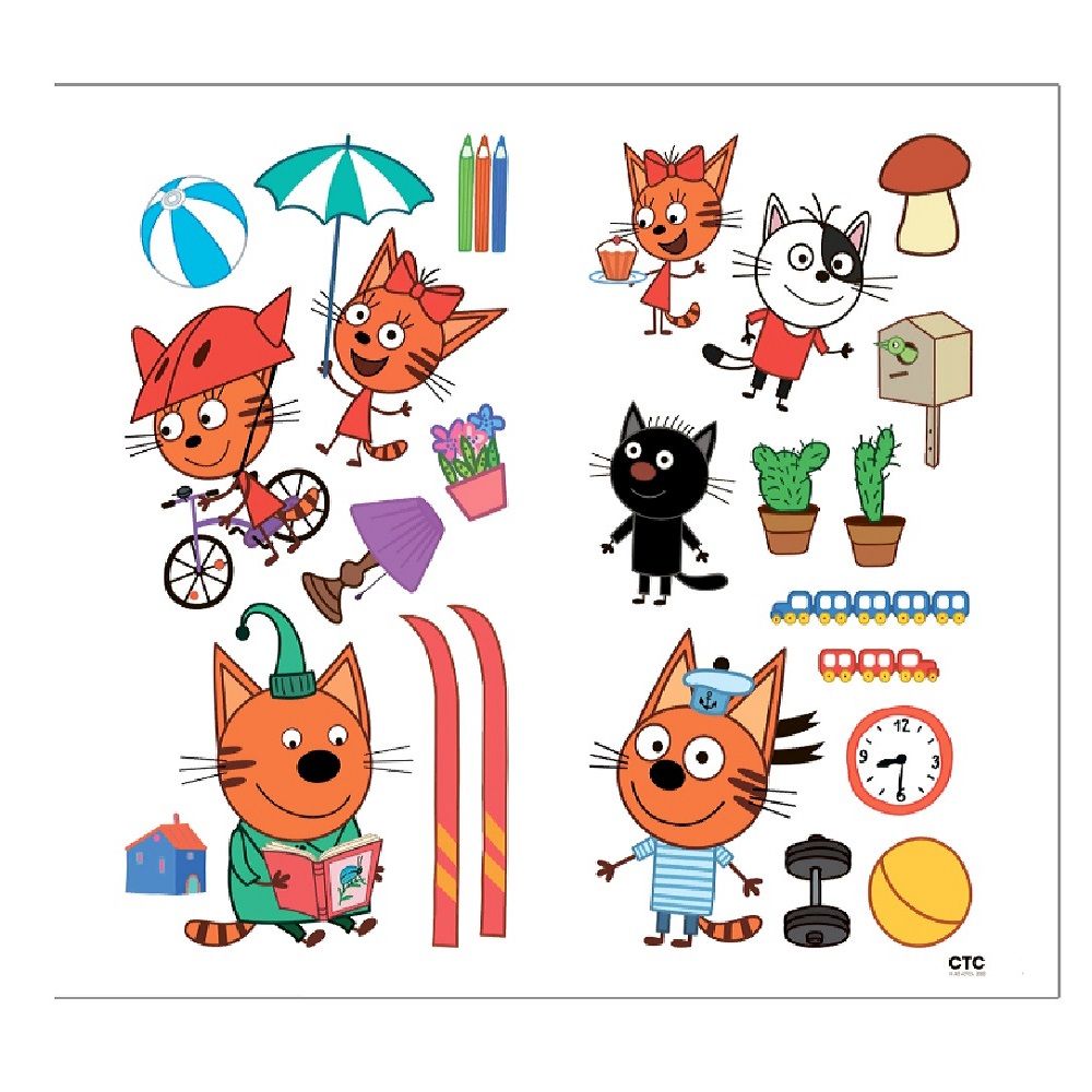 Книга детская Учимся с котятами Величина