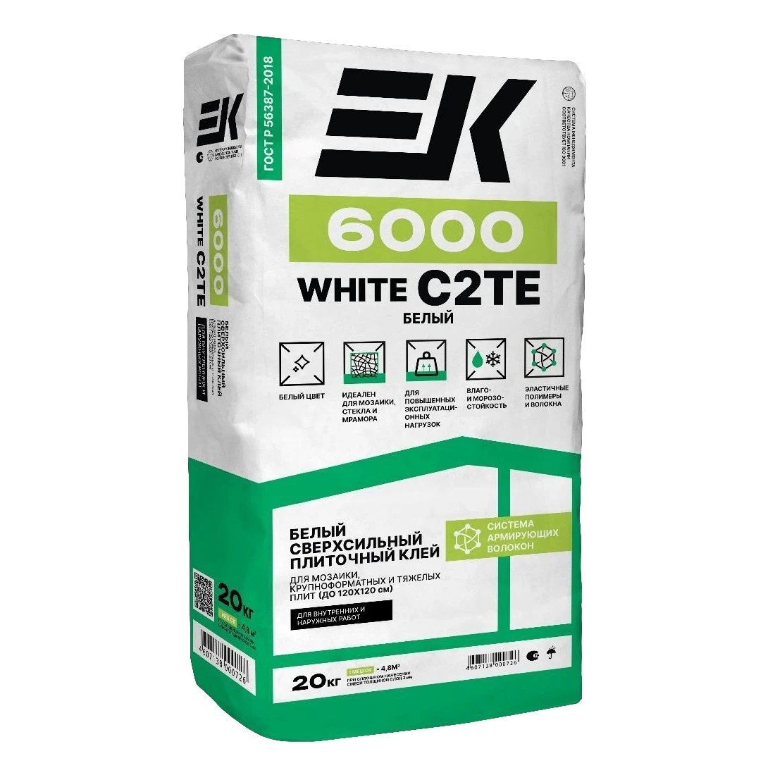 Клей для мозаики ЕК 6000 Mozaik 20 кг
