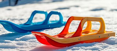 Санки и ледянки