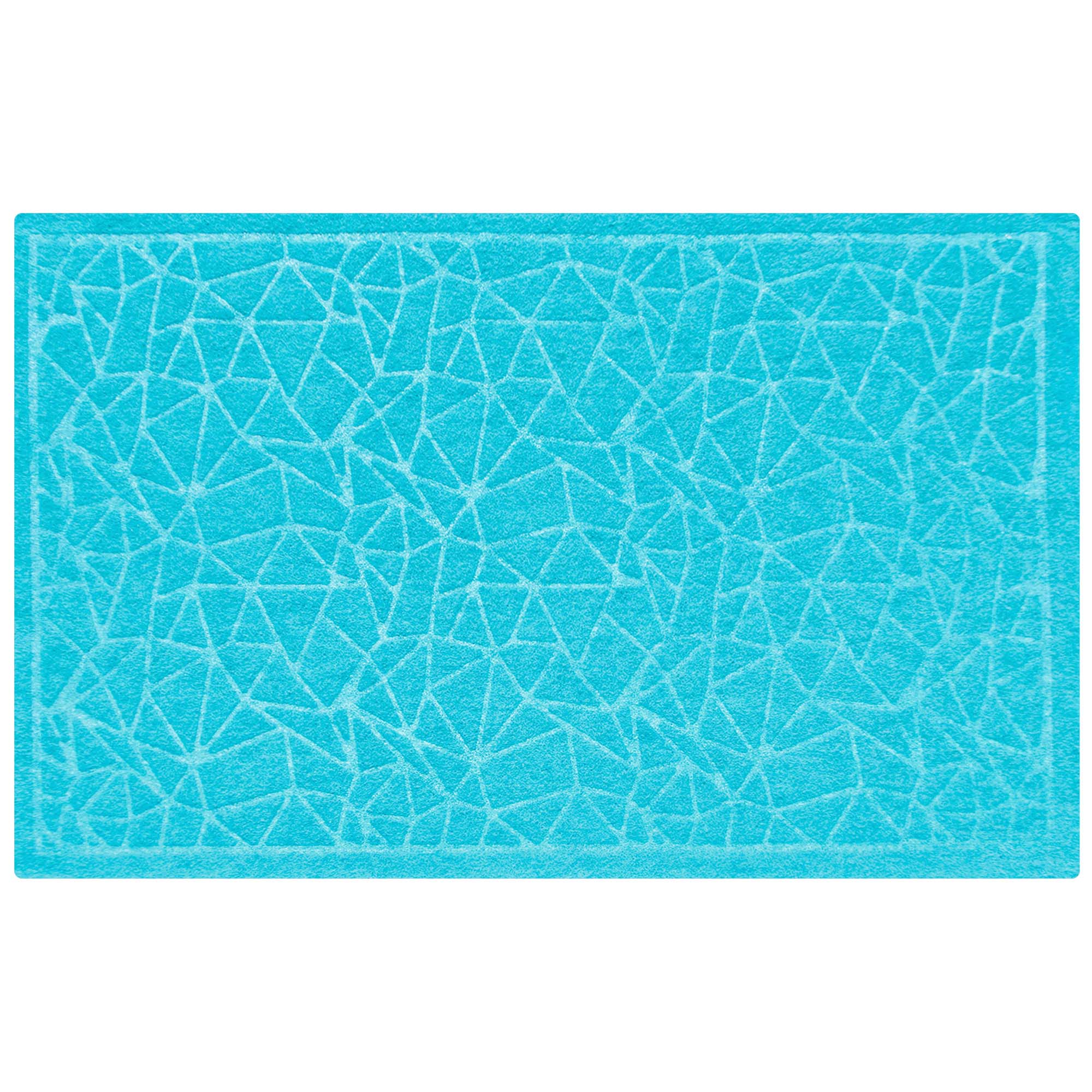 Коврик влаговпитывающий без подложки Авангард 60х90 см зеленый