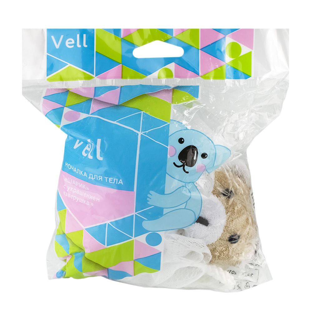 Мочалка банная из безузловой сетки 50 г Детская Antella